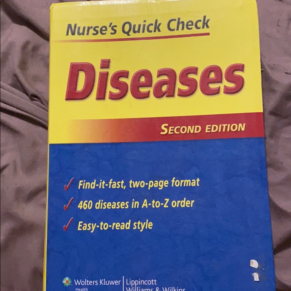 Nursing diseases book